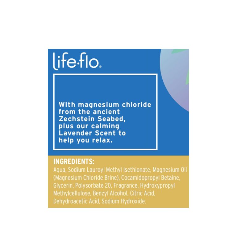 LIFE FLO MAGNESIUM BATH OIL SOAK (JABÓN LIQUIDO) 16OZ – Vitasalud