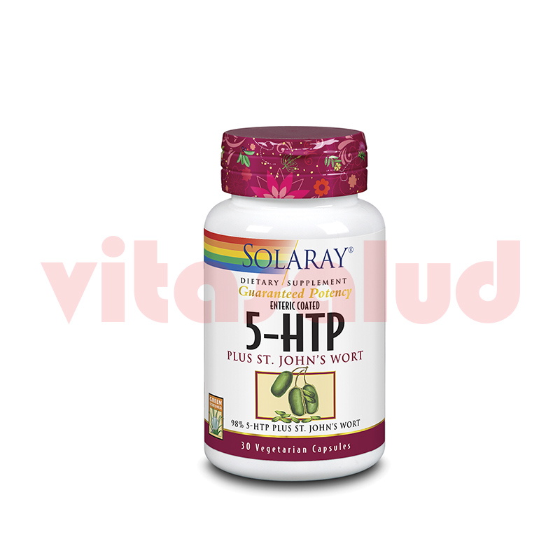 SOLARAY 5HTP + St. John’s Wort 30 CAPSULAS Vitasalud