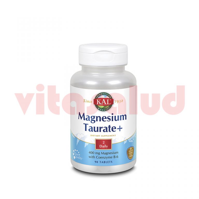 KAL MAGNESIUM TAURATE 400MG 90 TABLETAS – Vitasalud